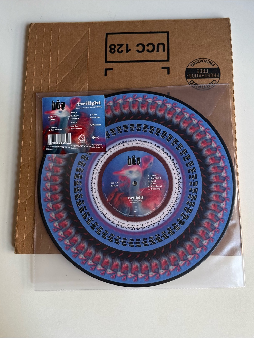 bôa Twilight 25th Anniversary Zoetrope Picture Disc Vinyl LP Sealed